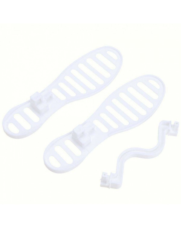 Shoes Storage Rack 2 Layers Shelf Holder Sorted Household Organizer(White)