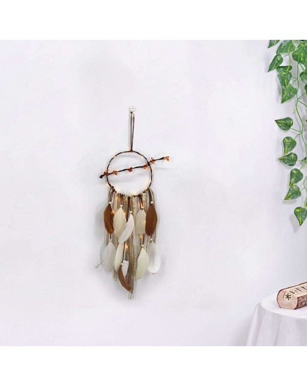 Branch Feathers Handmade Dreamcatcher Craft Dream Catcher Net Home Decor