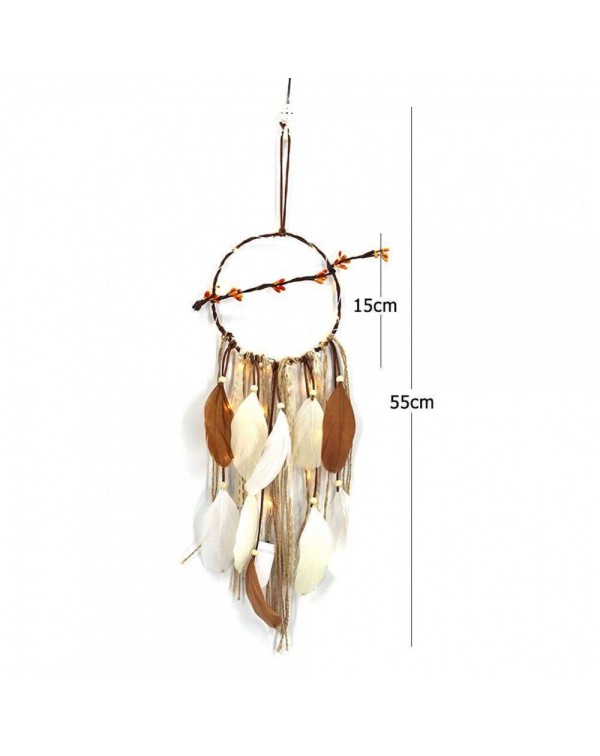 Branch Feathers Handmade Dreamcatcher Craft Dream Catcher Net Home Decor