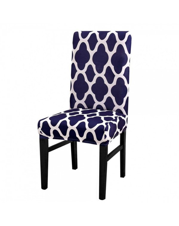1/4/6pcs Digital Print Elastic Thin Stretch Seat Case Chair Slipcover Decor