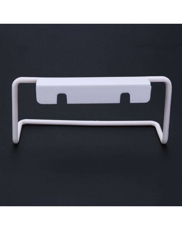 Towel Rack Hanging Holder Kitchen Cabinet Bathroom Towel Rack(White)