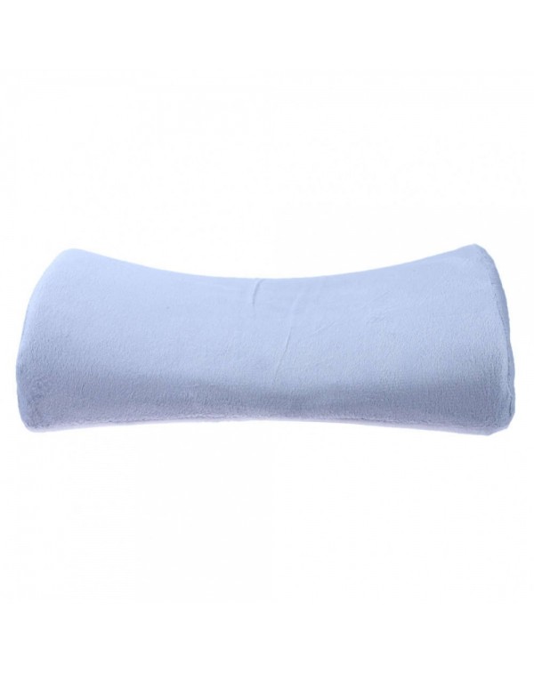 Memory Foam Lumbar Cushion Back Support Travel Pillow Car Seat Grey